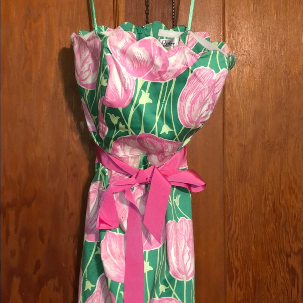 Lilly Pulitzer strapless dress